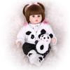 KEIUMI Кукла Reborn Bebe, игрушка, тканевое тело, Реалистичная кукла с жирафом для детей, подарки на день рождения и Рождество