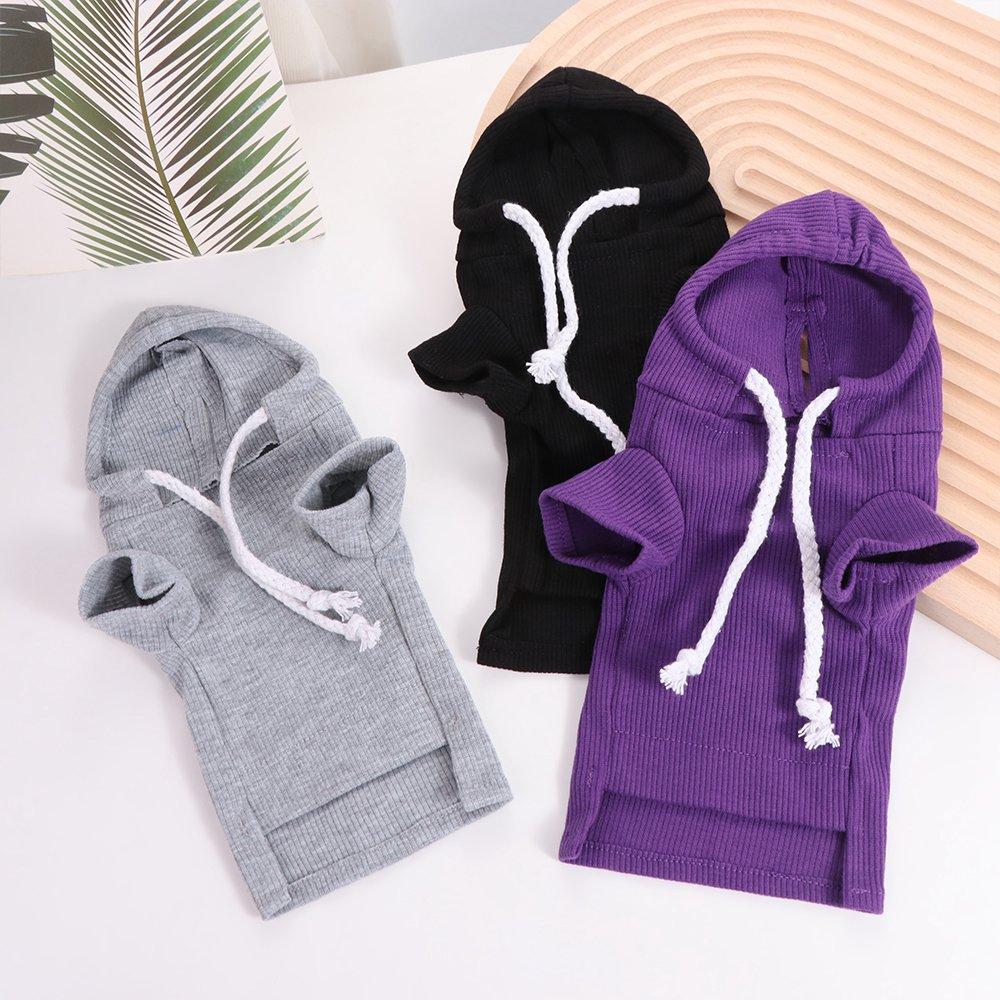 Мягкая толстовка для хорька Теплая одежда для хомяка для прогулок Костюм для наряжания хорька Теплое пальто для хорька Зима