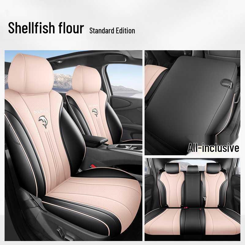 25 BYD Dolphin Leather Seat Covers, All-Season, Breathable, Full Coverage for Intelligent Driving Version
