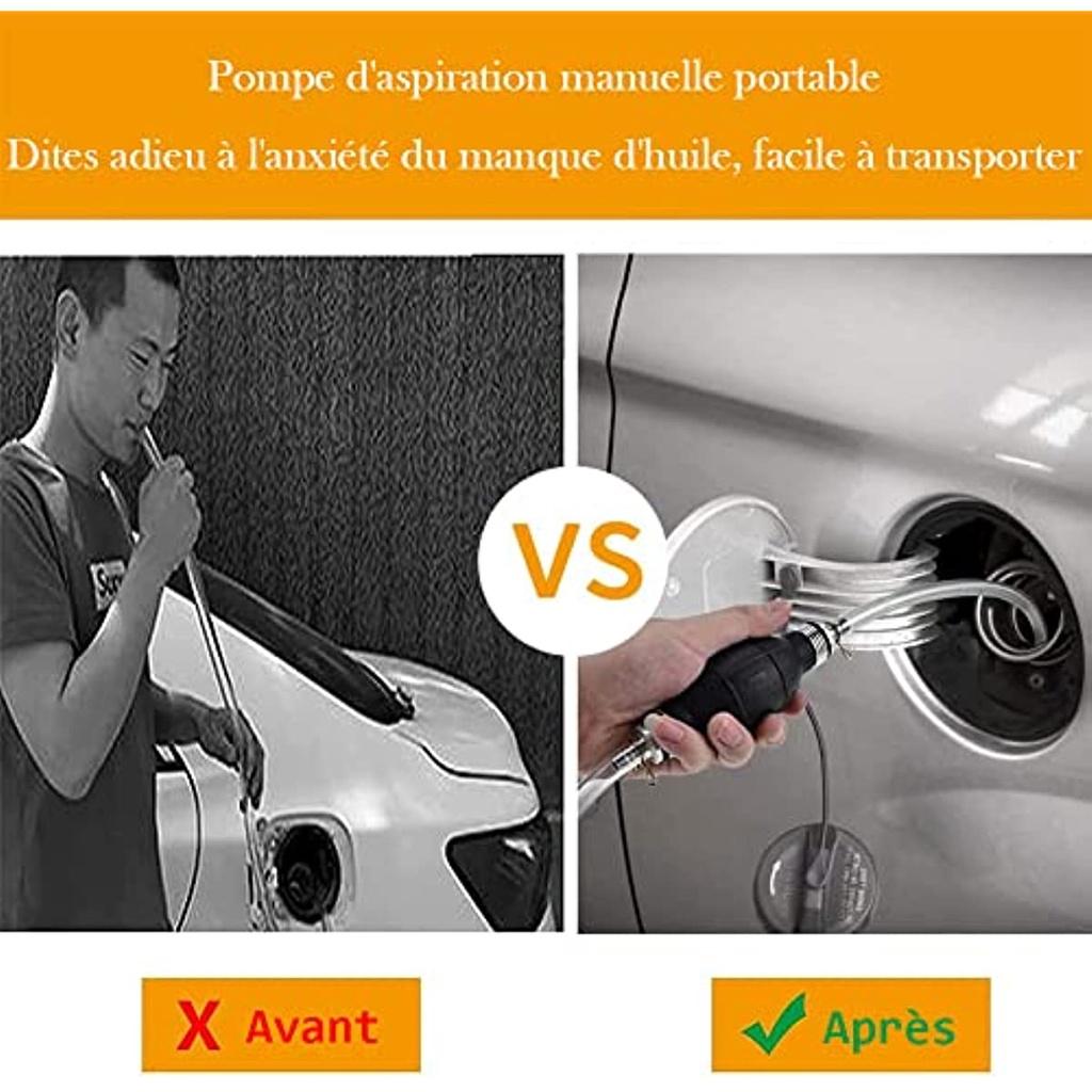 Ручной сифонный насос всасывания насоса для воды, масла, бензина