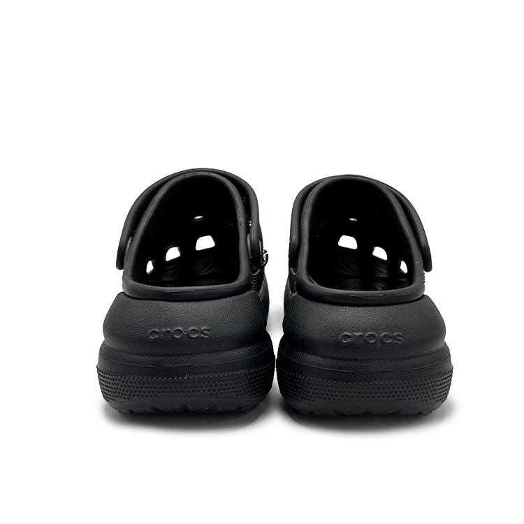 Crocs Crush Clog Punk Melody EVA Comfortable Fashion Trend Simple and Versatile Hole Shoes Women's Silver