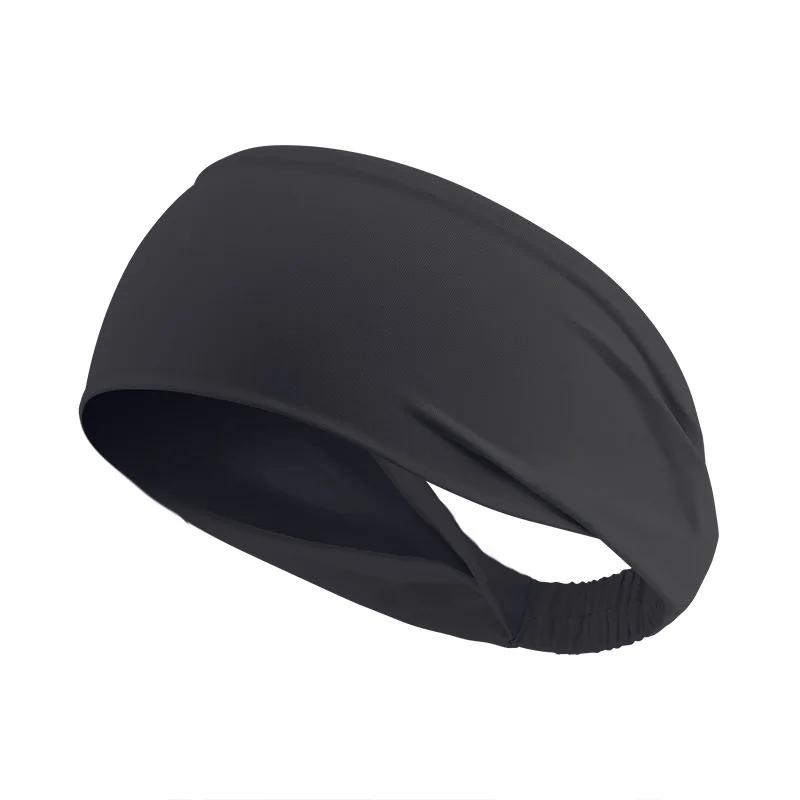 Широкая спортивная повязка на голову для мужчин и женщин, для занятий спортом, бега, йоги, повязки для волос, эластичная повязка на голову для занятий велоспортом, бадминтоном и теннисом