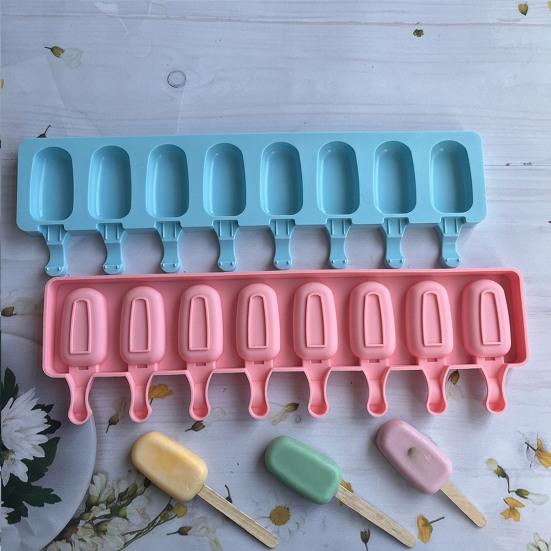Практичный пищевой класс DIY силикагель 8-полый легкосъемная форма для мороженого Товары для дома Форма для мороженого