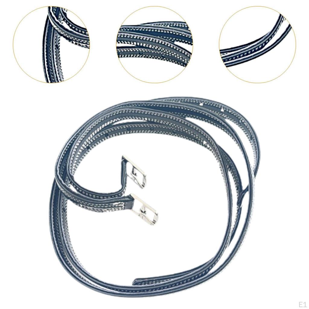 Кожаный ремень для стремени, мягкий, прочный, устойчивый, легкий, для верховой езды