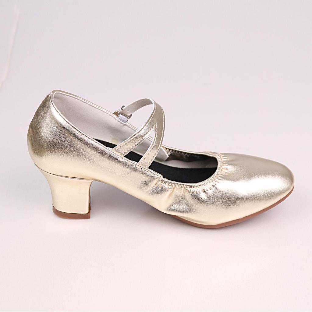 Teslyta Women's Mid-Heel Ballroom Dance Shoes - Breathable, Soft Sole, Lightweight
