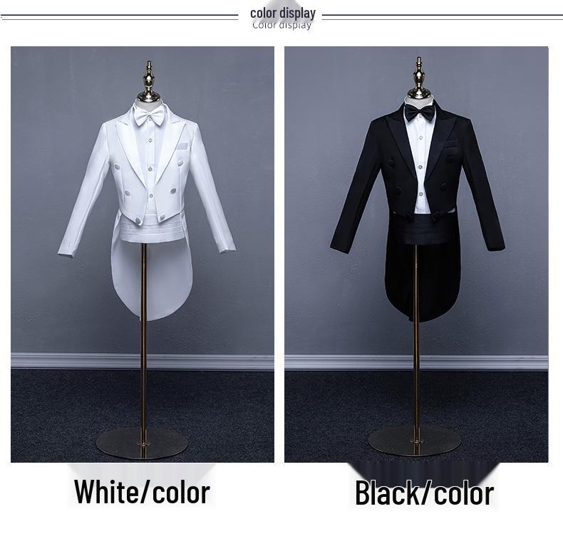 Children's Korean Style Tuxedo Blazer Set for Boys - Perfect for Violin, Piano Competitions, Performances, and Events