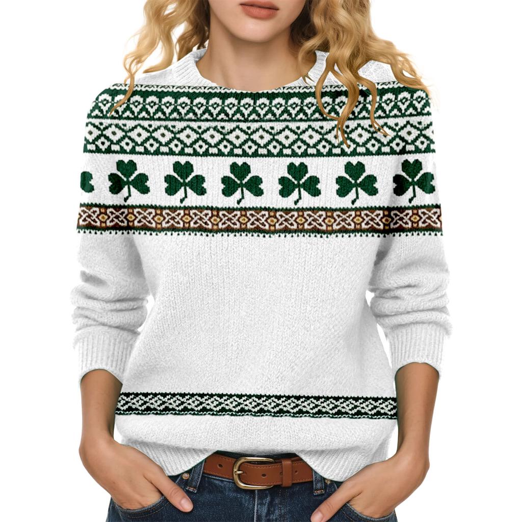 LXF-YT52-Saint Parkrit pullover sweater European and American spring and autumn long-sleeved explosion Fair Island