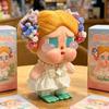 15cm BJD Doll Outfit Set Tea Rose Vacation Dress With Necklace White Shoes Hairpins