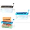 Mini Desk Manual Shredder Small Hand Crank A4 Paper Cutter Lightweight Design