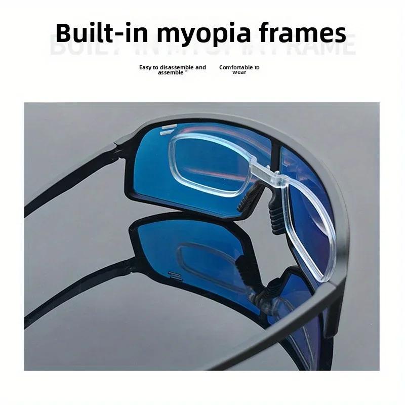 Велосипедные солнцезащитные очки Фотохромные линзы Защита UV400 Унисекс Спортивные очки для бега, езды на велосипеде, дневного и ночного использования Поляризационные