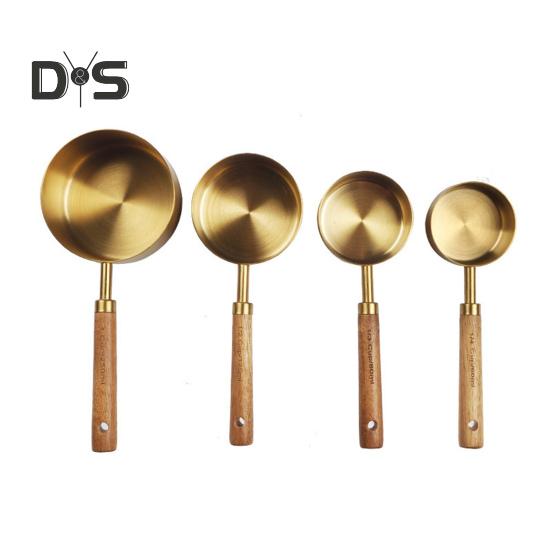 4 шт., набор мерных ложек без заусенцев, многоразовые прочные мерные ложки, весы, инструмент для бармена для кофе
