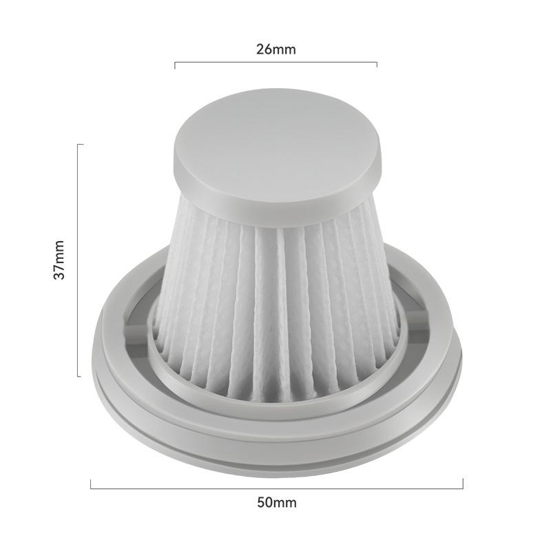 Hepa Filter For Xiaomi Mijia Handy Vacuum Cleaner SSXCQ01XY H13 Spare Parts Home Car Mini Wireless Replacement Part Yellow Brush
