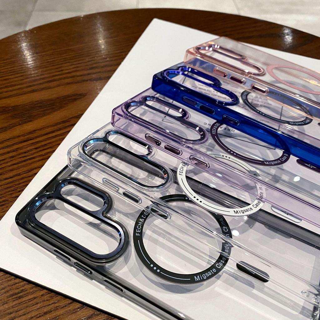 Металлический чехол для телефона Samsung S24 Ultra Flirty Eyes, защитный чехол с беспроводной зарядкой для S25 Edge