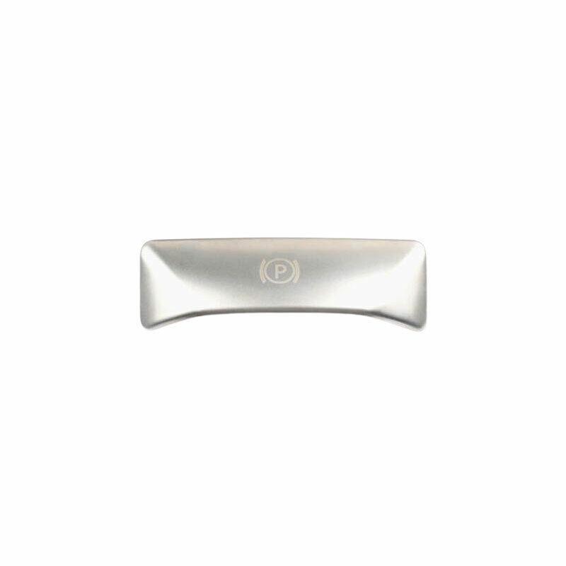 Silver Titanium Emergency Brake Switch Panel Trim Fit For Benz 2007-2014 C-Class