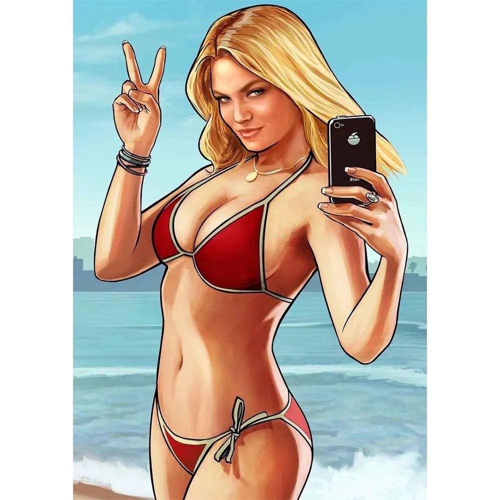 Grand Theft Auto GTA Металлическая жестяная табличка Ретро Игровое Настенное Искусство 30x20см