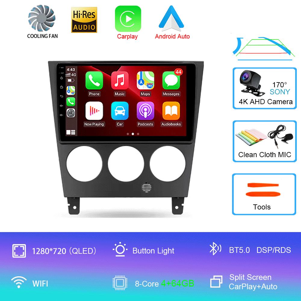 Car Radio Android 14 For Subaru Impreza GD GG 2002 - 2007 Navigation Multimedia Player Stereo WiFi+4G Video Head Unit BT DSP DVD