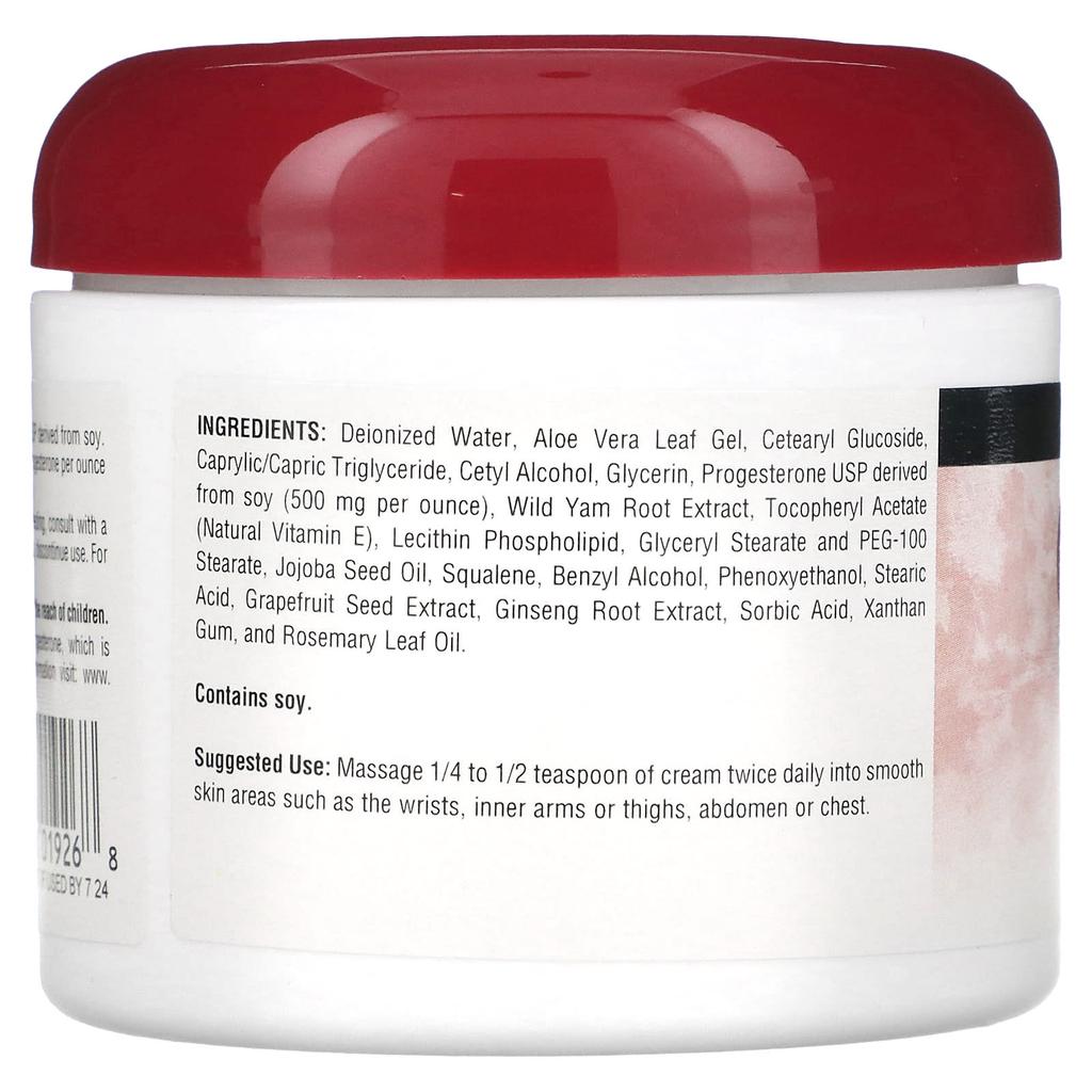 Source Naturals Натуральный крем с прогестероном, 4 унции (113,4 г)