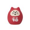 Decor Corporation Concombre Mamefuku Mascot Lucky Cat Daruma Size Approx. W2.4 D2.2 H2.6 ZCB-47461