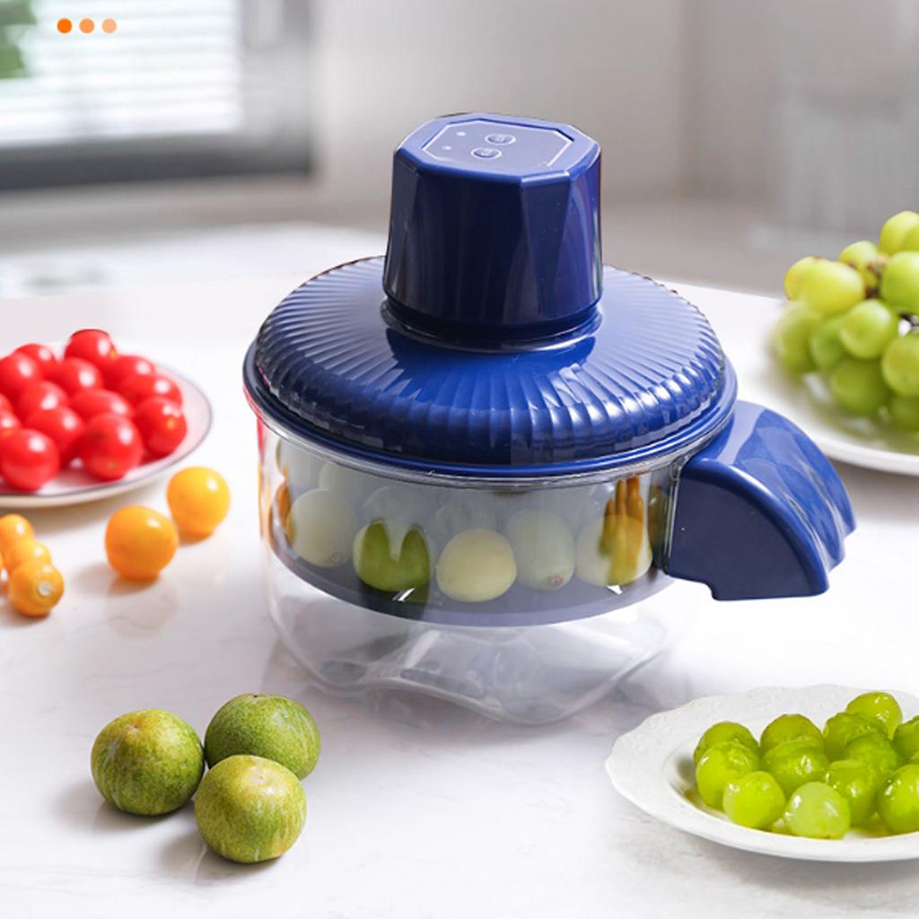 Электрическая машина для чистки винограда Многофункциональная 6 лезвий Овощечистка автоматическая для фруктов и овощей