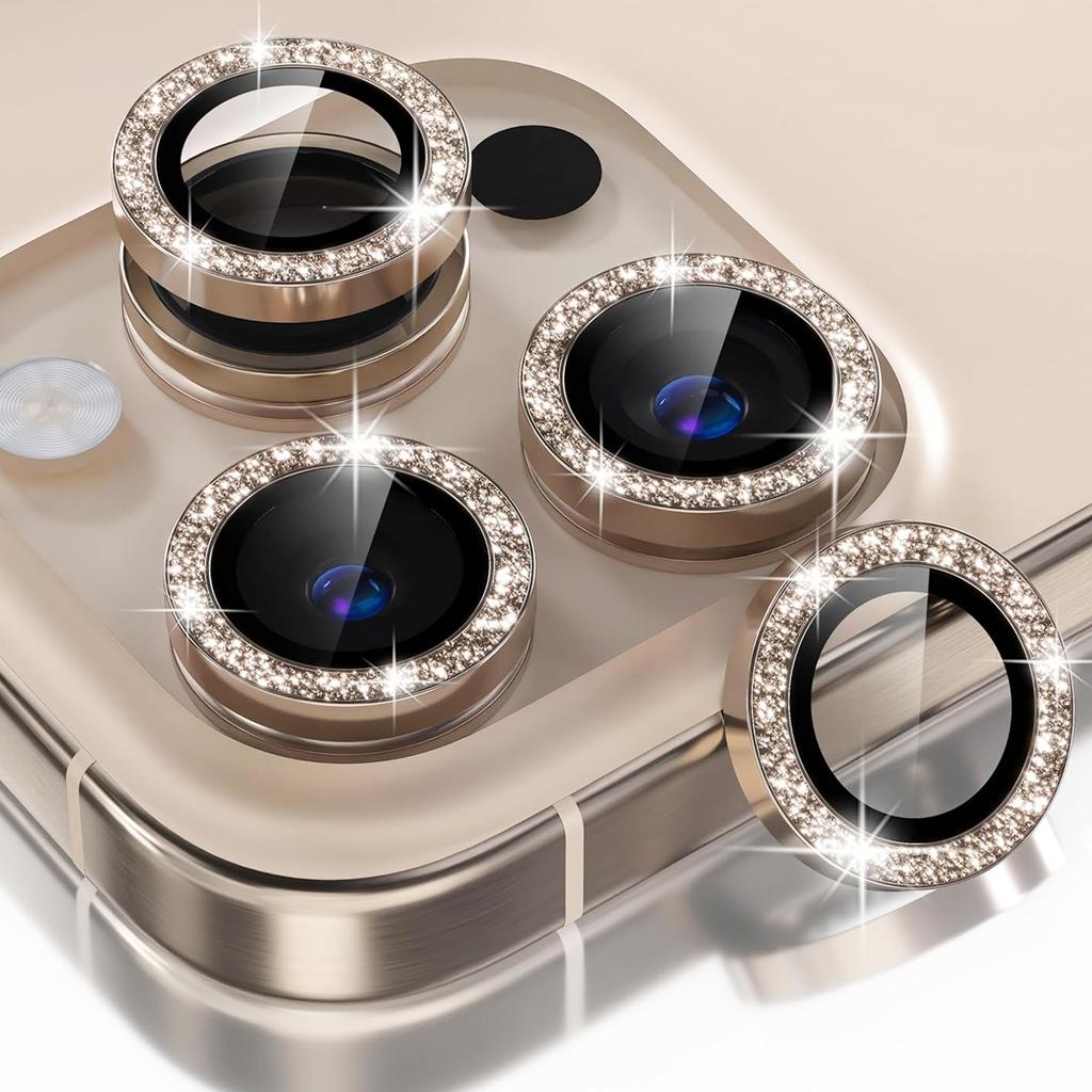 For IPhone 13 14 15 16 Pro Max Mobile Camera Lens Protector Hot Sales Camera Bling Diamond Single Design