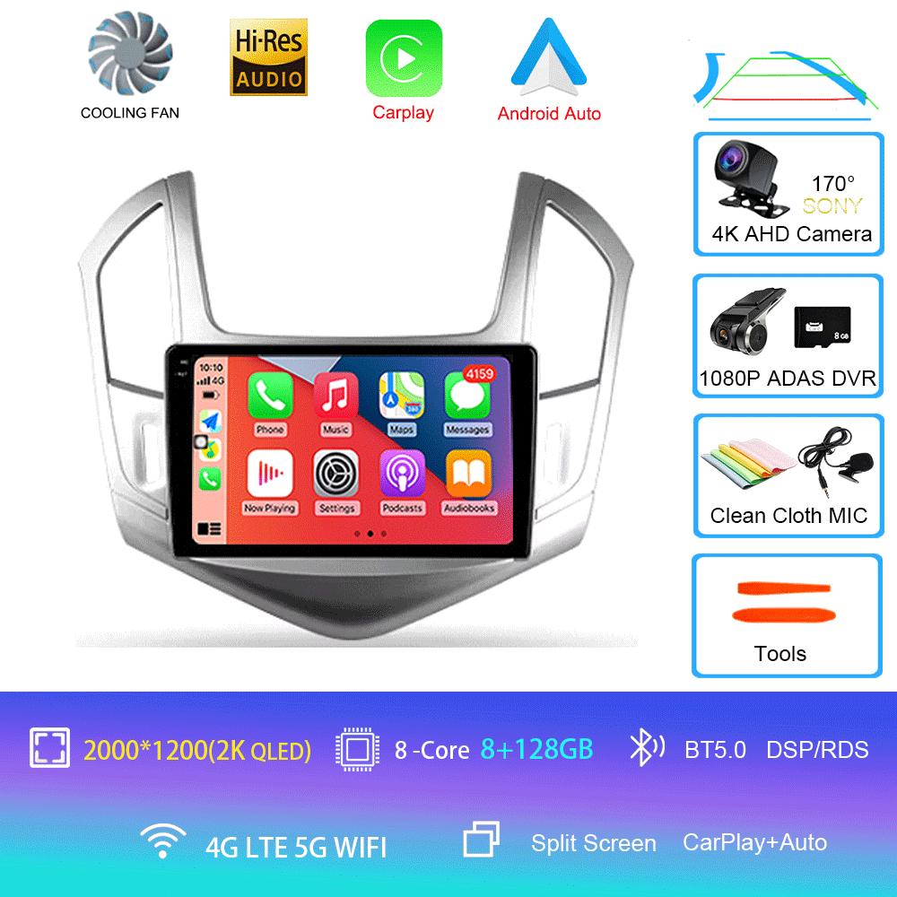 Android 14 Android 14 для Chevrolet Cruze J300 J308 2012 - 2015 Мультимедиа Видео Плеер Навигация стерео GPS Нет 2din 2 din dvd