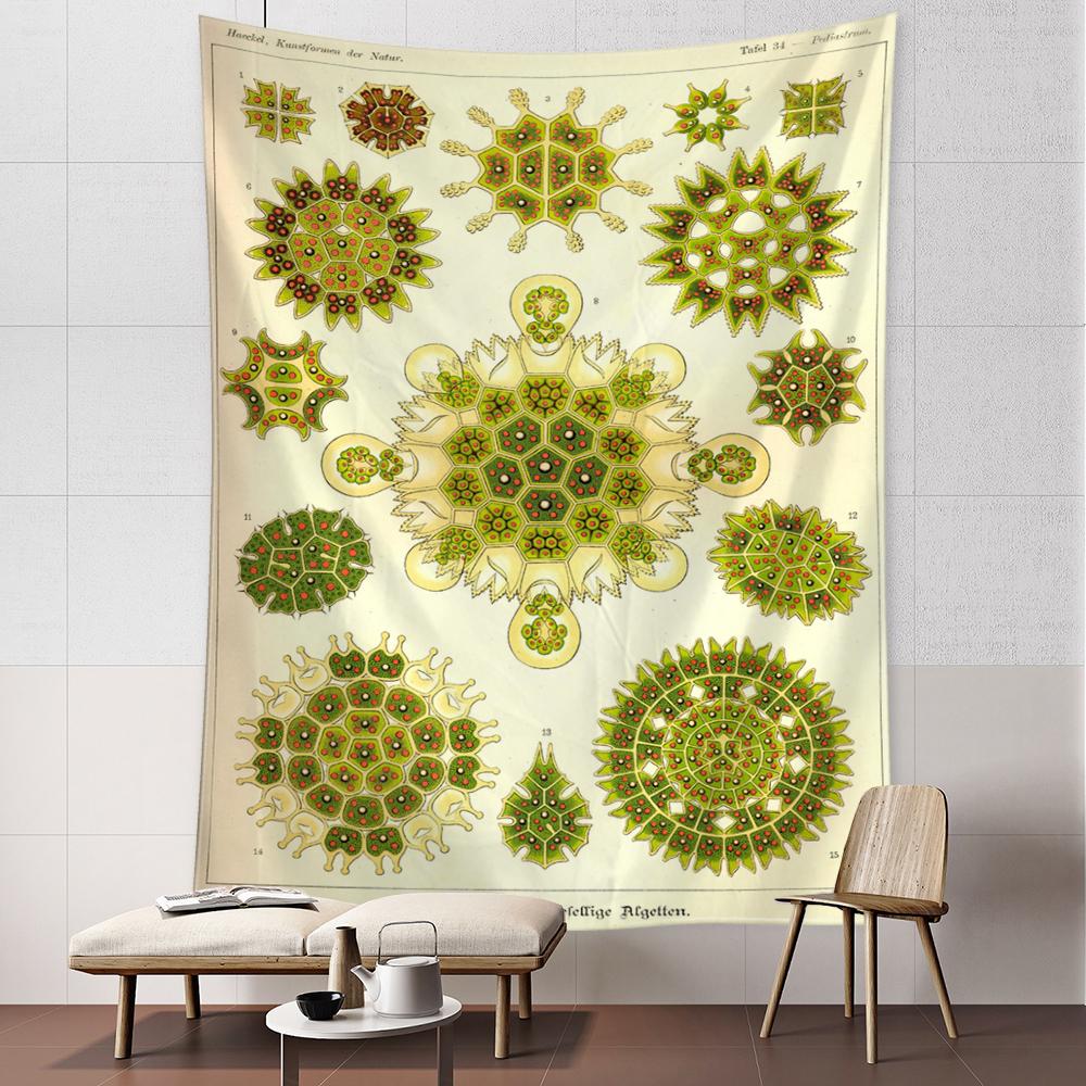 Осьминог Медуза Классификация Карта Гобелен Настенный Художественный Богемный Стиль Психоделический Общежитие Простой Домашний Декор