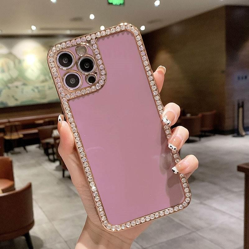 Мягкий чехол с блестящими бриллиантами и кристаллами для iPhone 15, 14, 13, 12, 11 Pro max/Samsung S22 S21 S23 Ultra A13 A23 A33 A53 A12 A22 A32 A52 A14 A54, мягкий чехол из ТПУ