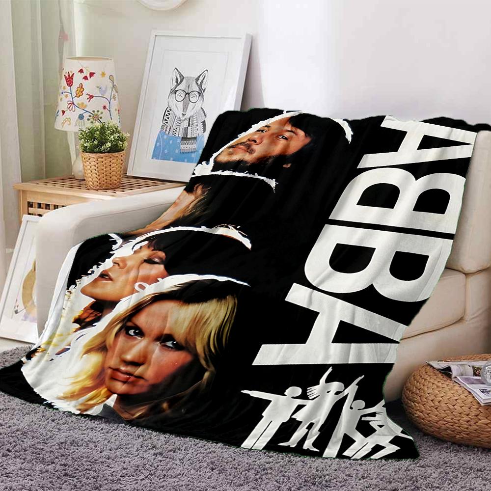 Abba Music Legends Blanket Soft Throw Blanket For Home Bedroom Bed Sofa Travel Office Solid Christmas Blanket