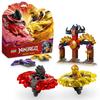 LEGO Ninjago Dragon Spinjitzu Battle Pack Toy Birthday Present Blocks Educational Boys Girls Kids Ages 6 7 8 9 Battle Robot 71826