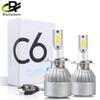 2x H7 LED H11 H4 Hi/Lo H1 H3 H8 HB1 HB3 HB4 HB5 HIR2 H13 H27 9005 9006 Car Headlight Bulbs 3000K 6000K 8000K COB C6 Car Lights