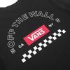 Vans AP Redbox Checker Мужские футболки с круглым вырезом Умеренный прямой крой VN0A48ATBLK