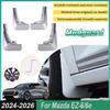 For Mazda EZ-6 Accessories 6e 2024 2025 2026 4PCS Painted Front Mudguards Splash Guards Rear Muds Fenders Wheels Car Accessories