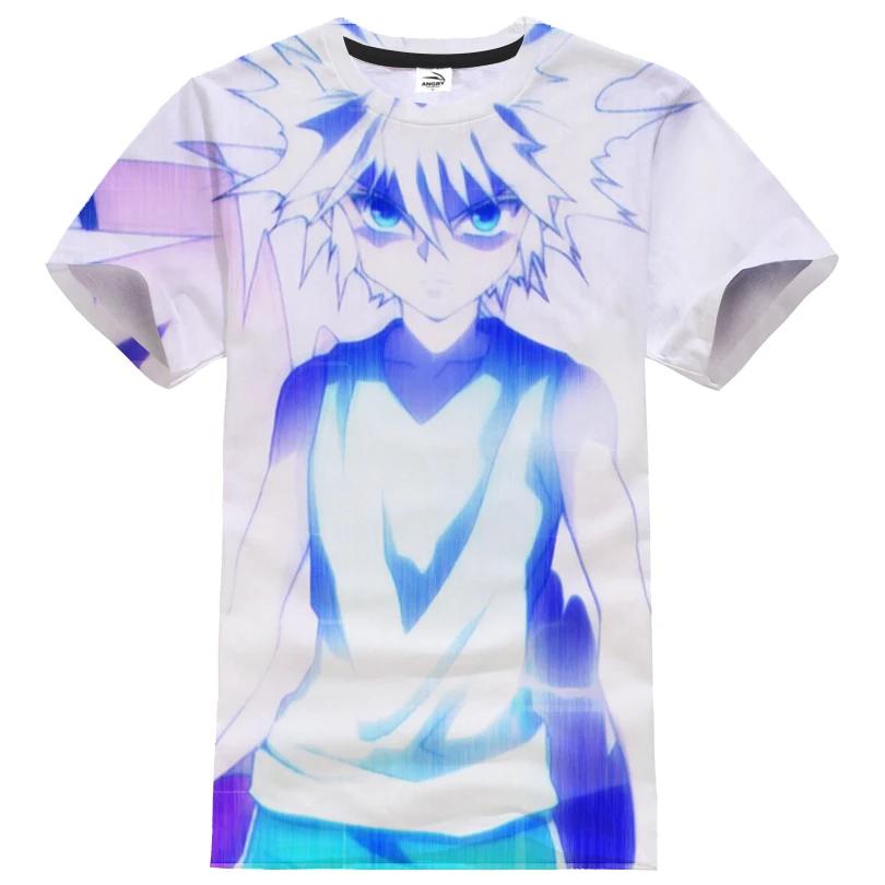 Горячая японская аниме Hunter X Hunter, уличная одежда с 3D принтом для мальчиков и девочек, повседневная модная футболка в стиле Харадзюку, футболка унисекс, детская верхняя одежда