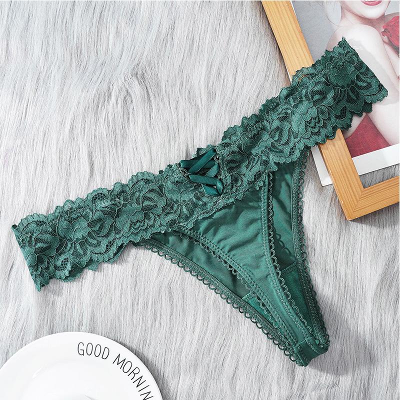 Женские сексуальные кружевные трусики с низкой талией, нижнее белье, стринги, женские стринги, удобное нижнее белье с открытой Т-образной спинкой, прозрачные трусики