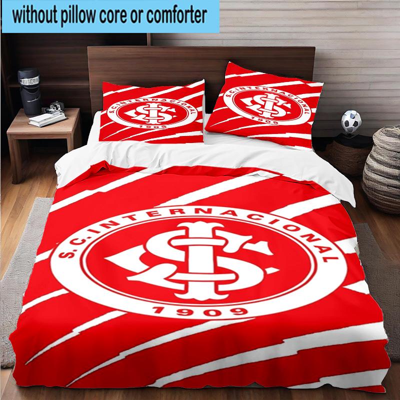 3pcs SC Internacional1 Printed Bedding Set Duvet Cover Closure Includes 1 Duvet Cover & 2 Pillowcases Bedding Sets Home Decor Gifts