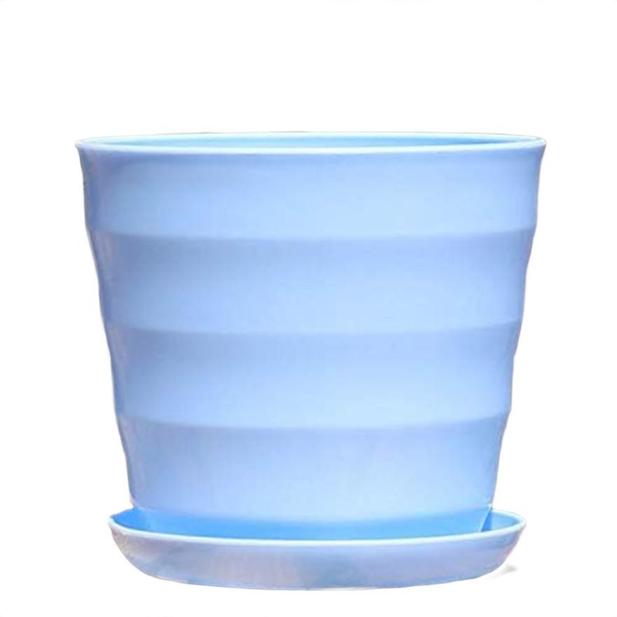 Горшок для цветов с дренажом Имитация цветочных горшков Стильные кашпо