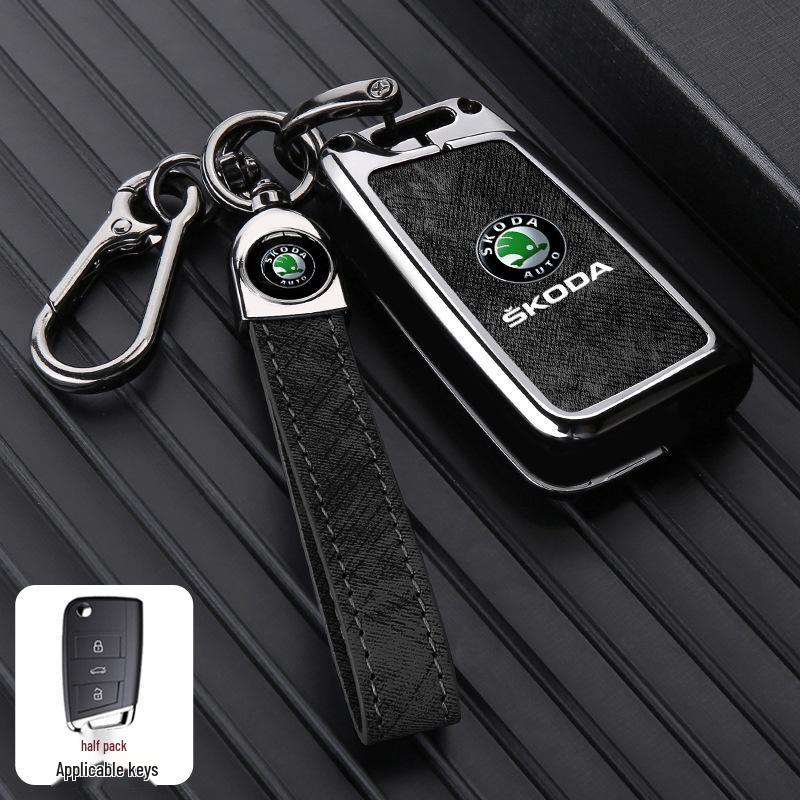 Чехол для ключа Skoda для моделей Octavia, Superb, Kamiq, Scala, Karoq, Yeti