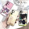 Чехол для телефона K-Love And Deepspace для Samsung S26, S25, S24, S23, S22, S21, S20, Ultra, Plus, FE Черный Мягкий Чехол