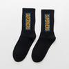 Korean Style Fashion Harajuku Street Hip Hop Socks Unisex Fun Men's Socks Happy Skateboard Chinese Character Letter Ladies Socks