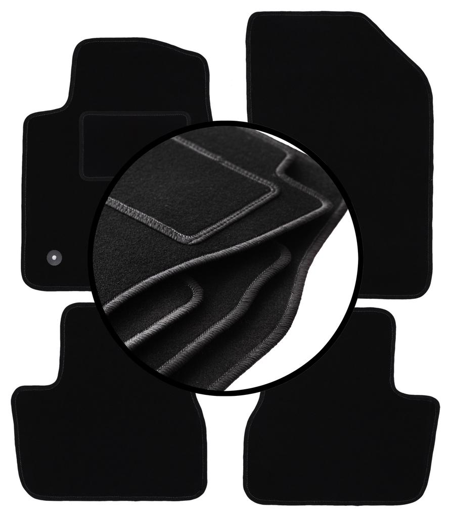 Комплект велюровых напольных ковриков для: Хэтчбек Peugeot 208 I (2012-2019 гг.)