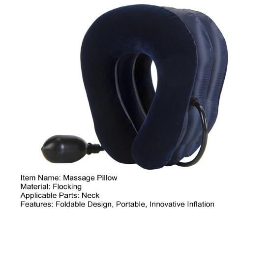 Растяжитель шеи надувной шейный бандаж для снятия боли в шее регулируемая подушка для вытяжения шеи