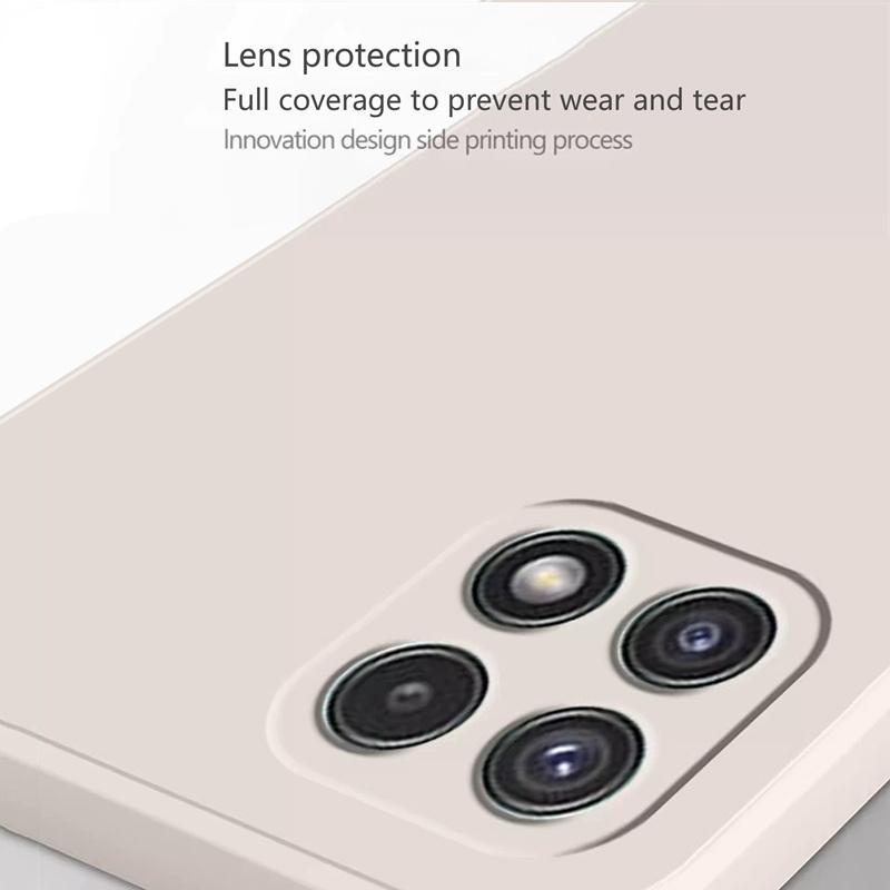 Роскошный жидкий чехол для мобильного телефона для Samsung A22 Galaxy A21S A31 A41 A51 A71 Мягкий силиконовый защитный противоударный чехол-накладка