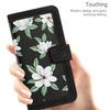 For iPhone 17 Pro Max Case PU Leather Floral Phone Cover with Card Slots