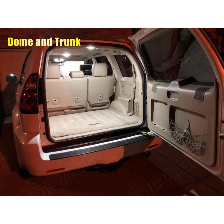 18-Pieces GX460 LED Interior Light Kit Package Compatible With Lexus GX460 2010 2011 2012 2013 2014 2015 2016 2017 2018 Interior LED Lighting