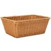 SAKE Coffee-Colored L-Plus Size PP (Polypropylene) Laundry Basket for Sundries, Tableware, Fruits, Vegetables, Bread, and More. Heat-Resistant, Washab