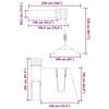 VidaXL Outdoor Playground Impregnated Pine Wood, Play Set, Wooden Play Set, Playground Set 3155821