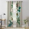 Watercolor Flowers Roses Window Curtain For Kids Room Home Blinds Curtains For Living Room Bedroom Window Drapes