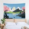 Chinese Style Landscape Simple Tapestry Office Living Room Decoration Home Wall Tapestry