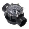 7235 Check Valve 180 Degree Replacement for Pools Spas Straight Through Flow Clear Lid