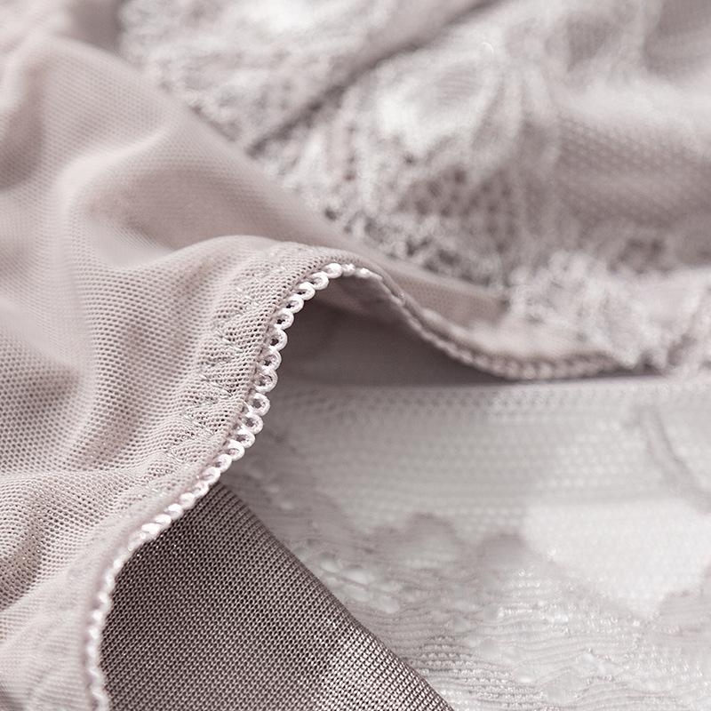 1 Pc Low Waist Sexy Lace Triangle Briefs Silky Smooth and High Elasticity Silk Home Underwear Briefs